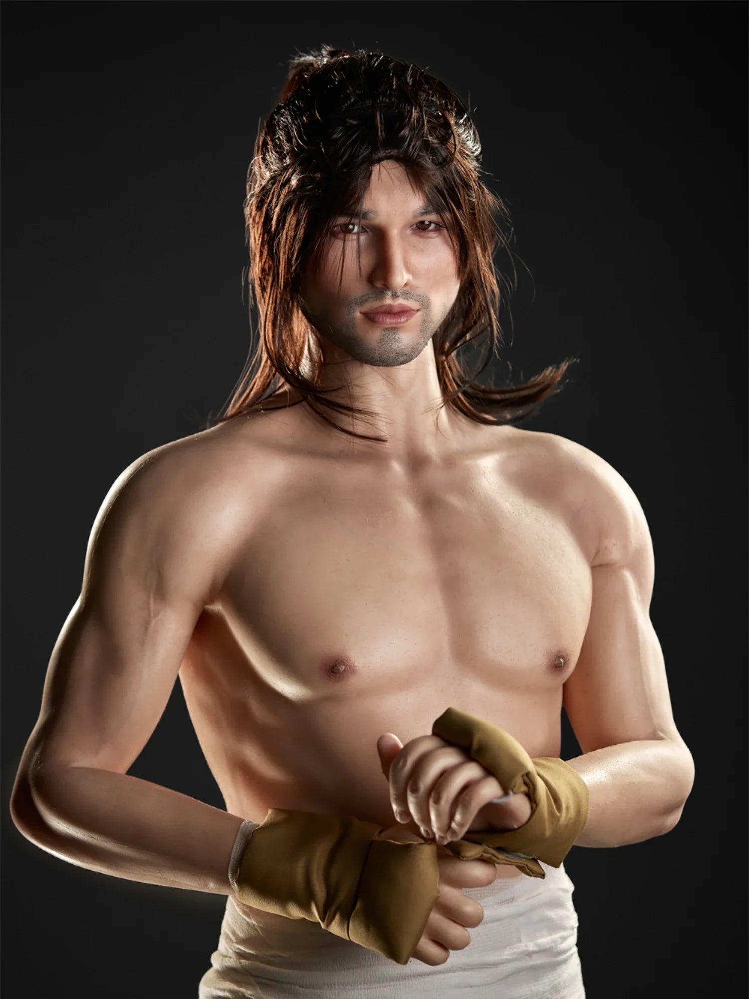 스트리트파이터 - 176cm/ 5ft9-40kg - 실리콘 남성 애니메이션 섹스 인형