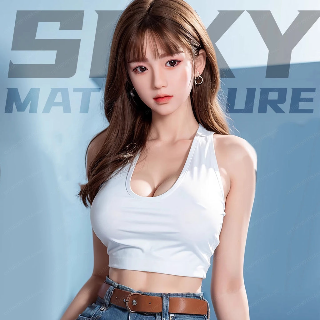 섹시 인형 168cm, 사실적인 질 항문 삽입 가능, 남성 자위 음부, 큰 엉덩이 실물 크기 헨타이 구강 성교 섹스 인형