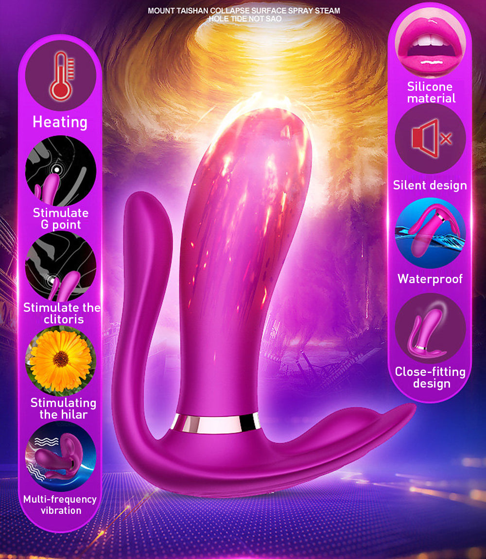 Secwell® 여성용 Butterfly 착용형 진동기 무선 원격 제어 진동기 G 스팟 클리토리스 마사지기 섹스 토이